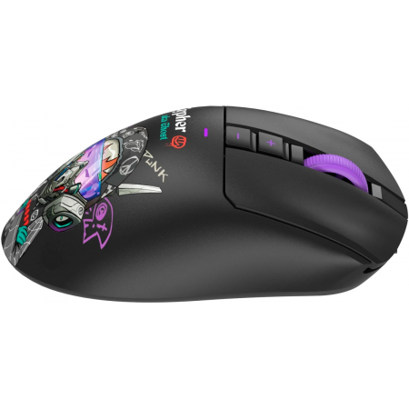 Мышь A4Tech Bloody R73 Pro черный/рисунок оптическая 26000dpi беспров. USB-C 7but (R73 PRO CYPHER GHOST), фото , изображение 4
