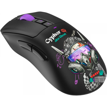 Мышь A4Tech Bloody R73 Pro черный/рисунок оптическая 26000dpi беспров. USB-C 7but (R73 PRO CYPHER GHOST), фото , изображение 8