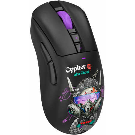 Мышь A4Tech Bloody R73 Pro черный/рисунок оптическая 26000dpi беспров. USB-C 7but (R73 PRO CYPHER GHOST), фото , изображение 9