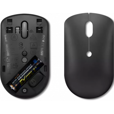 Мышь беспроводная Lenovo 400 USB-C Wireless Compact (GY51D20865) Чёрный, фото , изображение 3