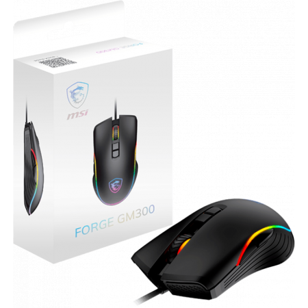 Мышь MSI Forge GM300 черный оптическая 7200dpi USB 6but (S12-0402300-HH9), фото , изображение 5
