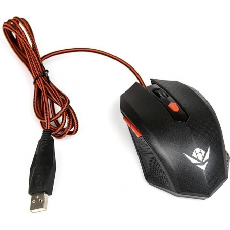 Мышь проводная Nakatomi MOG-08U (MOG-08U) Чёрный, фото , изображение 2