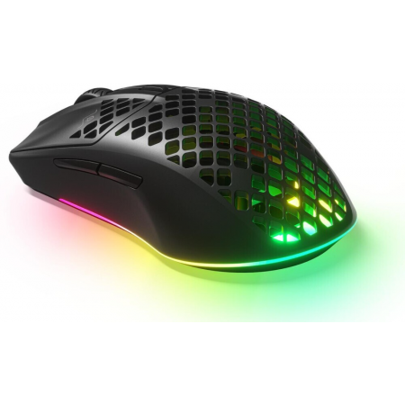 Мышь беспроводная SteelSeries Aerox 3 Wireless 2022 Edition Onyx (62612) чёрный, фото , изображение 3