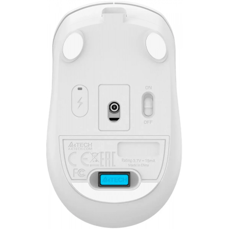 Мышь A4Tech Fstyler FG15C Air2 белый оптическая 1200dpi беспров. USB для ноутбука 3but, фото , изображение 8