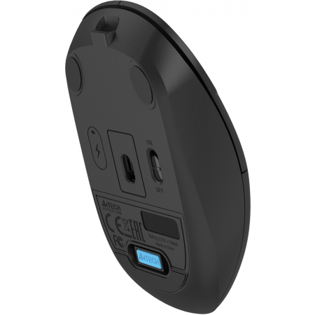 Мышь A4Tech Fstyler FG15CS Air2 черный оптическая 1200dpi silent беспров. USB для ноутбука 3but (FG15CS AIR2 BLACK), фото , изображение 4