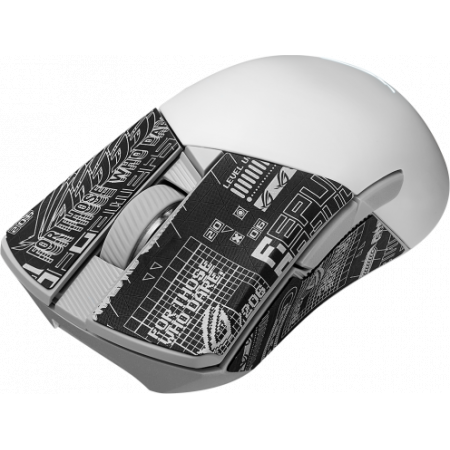 Мышь ASUS ROG GLADIUS III WL AIMPOINT, 79g, Wired, 2.4GHz RF, Bluetooth 5.1, 36K DPI sensor, 6 Programmable Buttons, White, фото , изображение 5