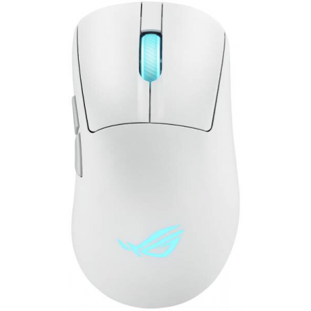 Мышь ASUS ROG KERIS II ORIGIN, 54g, Wired, 2.4GHz RF, Bluetooth 5.1, 42K DPI sensor, 5 Programmable Buttons, White, фото 