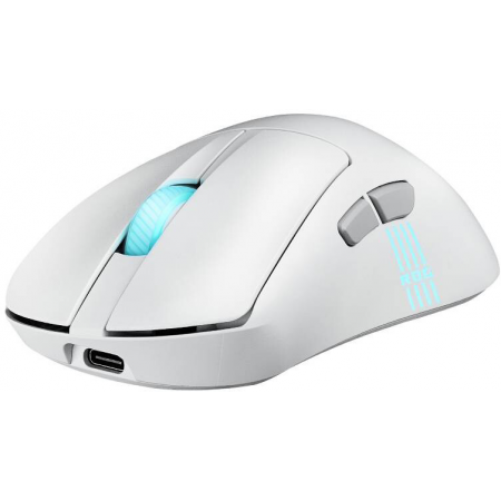 Мышь ASUS ROG KERIS II ORIGIN, 54g, Wired, 2.4GHz RF, Bluetooth 5.1, 42K DPI sensor, 5 Programmable Buttons, White, фото , изображение 2