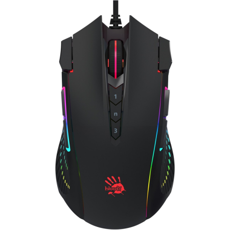 Мышь A4Tech Bloody J90s черный оптическая 8000dpi USB 12but (J90S BLACK ACTIVATED), фото , изображение 2