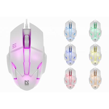 Мышь проводная Defender Host MB-982 (52983) Белый, фото , изображение 2