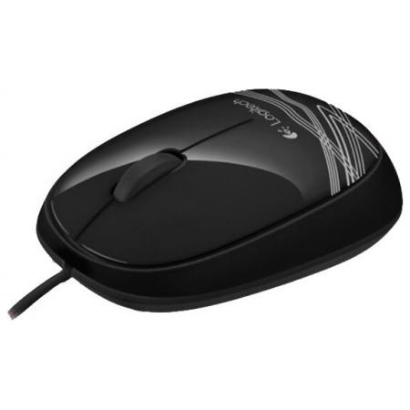 Мышь Logitech Optical Mouse B100 Black USB, фото , изображение 3