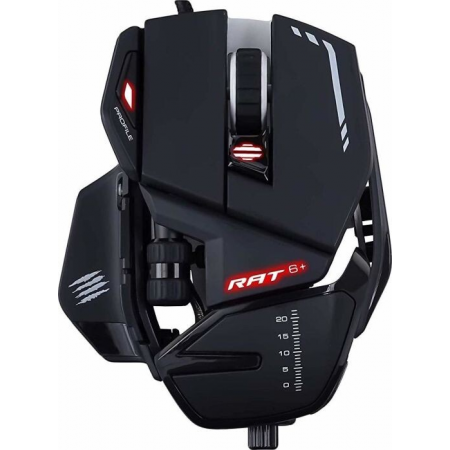 Мышь проводная Mad Catz R.A.T. 6+ черный, 12000 dpi, USB, кнопки - 11, фото , изображение 2