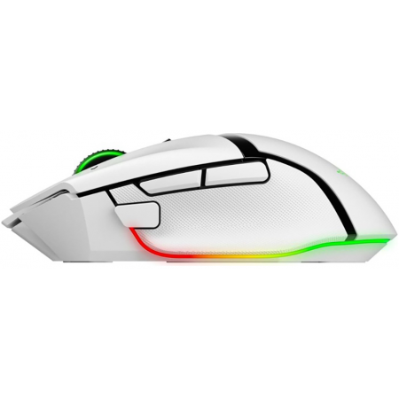 Мышь беспроводная/проводная Razer Basilisk V3 Pro 35K белый, 35000 dpi, радиоканал, Bluetooth, USB, кнопки - 11, фото , изображение 2