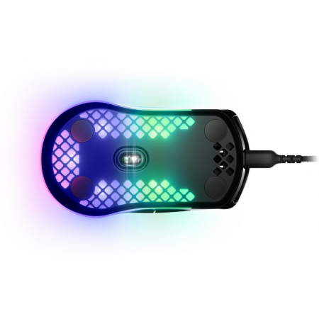 Мышь проводная SteelSeries Aerox 3 (62599) Чёрный, фото , изображение 3