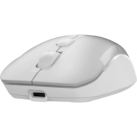Мышь беспроводная A4Tech Fstyler FB26CS Air2 серебристый/белый, 2000 dpi, радиоканал, Bluetooth, USB, кнопки - 4, фото , изображение 6