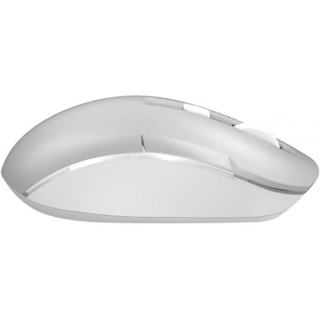 Мышь беспроводная A4Tech Fstyler FB26CS Air2 серебристый/белый, 2000 dpi, радиоканал, Bluetooth, USB, кнопки - 4, фото , изображение 7