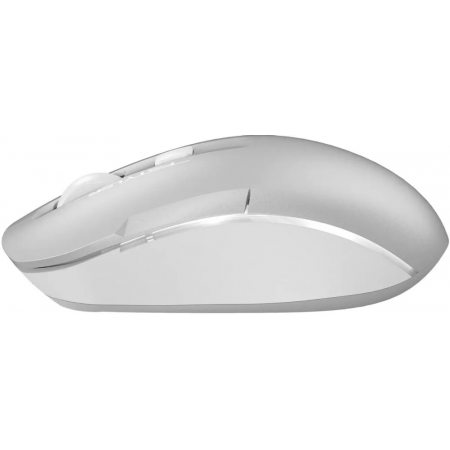 Мышь беспроводная A4Tech Fstyler FB26CS Air2 серебристый/белый, 2000 dpi, радиоканал, Bluetooth, USB, кнопки - 4, фото , изображение 8