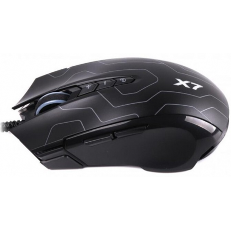 Мышь проводная A4Tech X89 Maze черный, 2400 dpi, USB, кнопки - 8, фото , изображение 3