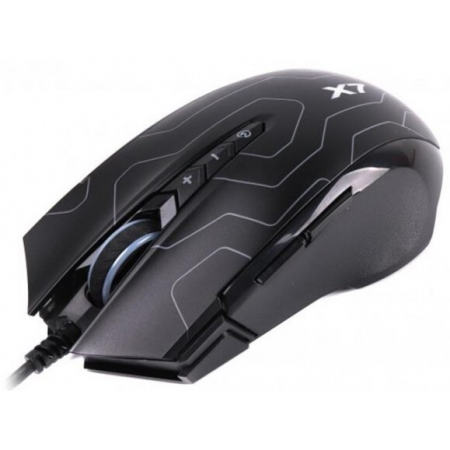 Мышь проводная A4Tech X89 Maze черный, 2400 dpi, USB, кнопки - 8, фото , изображение 4
