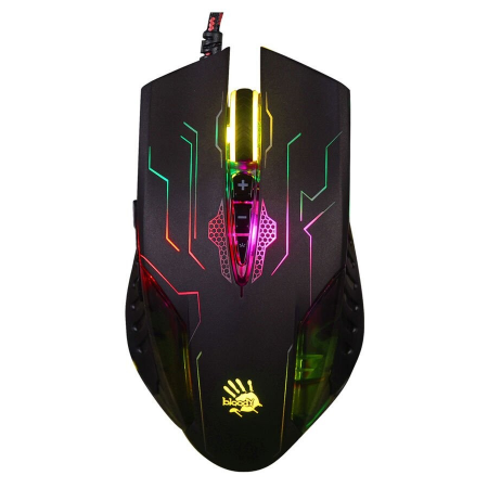 Мышь проводная A4Tech Bloody Q51 черный, 3200 dpi, USB, кнопки - 8, фото 