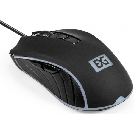 Мышь ExeGate Gaming Standard SL-9064 (USB, оптическая, 3600dpi, 6D, 6 кнопок и колесо прокрутки, длина кабеля 1,5м, черная с подсветкой, RTL), фото , изображение 2