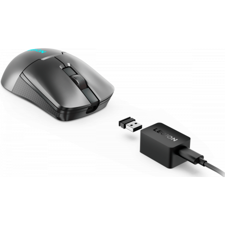 Мышь Lenovo Legion M600s Qi Wireless Gaming темно-серый оптическая 19000dpi беспров. BT/Radio USB (GY51H47355), фото , изображение 13