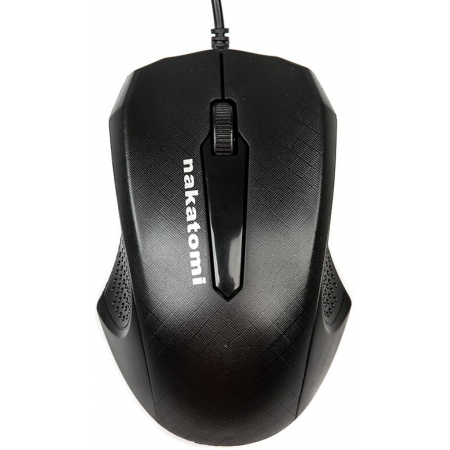 Проводная оптическая мышь Nakatomi MON-07U черный, фото , изображение 2