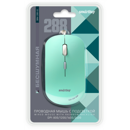 Мышь беспроводная Smartbuy (SBM-288-LG) 288 зеленый, фото , изображение 6