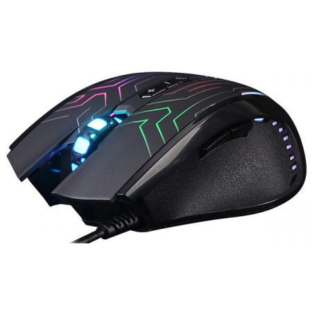 Мышь A4Tech X87 черный оптическая (2400dpi) USB (8but), фото , изображение 2
