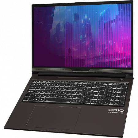 Ноутбук Osio CyberLine C160i-002 коричневый Core i5 12600H 16Gb SSD512Gb NVIDIA GeForce RTX4050 6Gb 16" IPS WUXGA (1920x1200) noOS WiFi BT Cam 3410mAh, фото , изображение 6