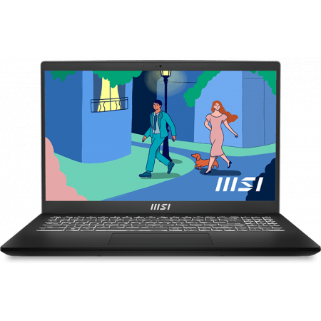 Ноутбук MSI Modern 15 B7M-472XRU AMD Ryzen 7 7730U/16Gb/SSD1Tb/15.6"/IPS/FHD/1920x1080/60Hz/NoOS/Classic Black (9S7-15HK12-472), фото 