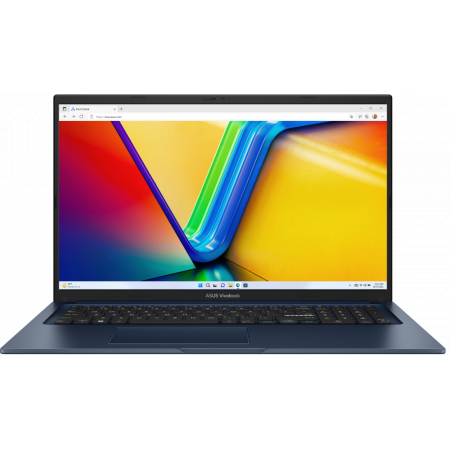 Ноутбук Asus Vivobook 17 X1704VA-AU661 синий 90NB10V2-M00SJ0 U-series U300 8Gb SSD512Gb Intel UHD Graphics 17.3" IPS FHD (1920x1080) без ОС WiFi BT Cam, фото 