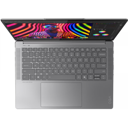 Ноутбук Lenovo Yoga Pro 7 14IAH10 Core Ultra 9 285H 32Gb SSD1Tb Intel Arc 140T 14.5" OLED Touch 3K (3000x1876) Windows 11 Home grey WiFi BT Cam (83KF002LRK), фото , изображение 4