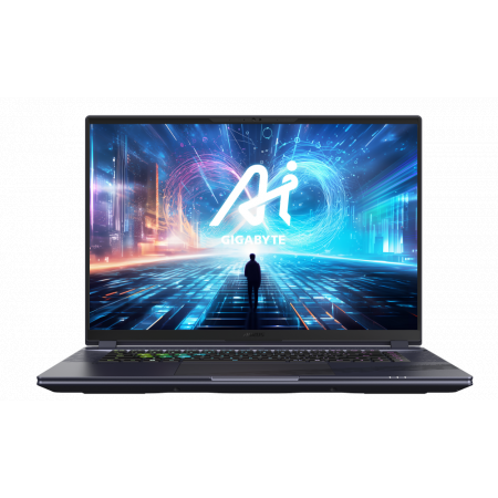Ноутбук Gigabyte Aorus 16X Core i7 13650HX 16Gb SSD1Tb NVIDIA GeForce RTX4060 8Gb 16" IPS QHD+ (2560x1600) Free DOS grey WiFi BT Cam (9KG-43KZC54SD), фото 