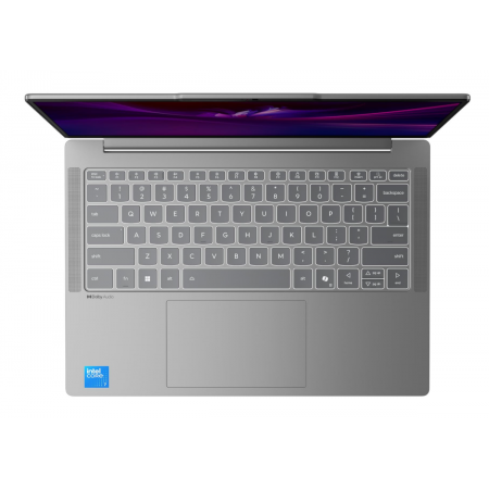 Ноутбук Lenovo IdeaPad Slim 5 14IRH10R 14"(1920x1200 OLED)/Intel Core 7 240H(2.5Ghz)/32768Mb/1024PCISSDGb/noDVD/Int:Intel® Graphics/Cam/BT/WiFi/60WHr/war 1y/1.39kg/luna grey/noOS + 65W, RU kbd, фото , изображение 3