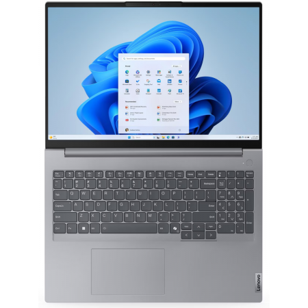 Ноутбук Lenovo ThinkBook 16 G7 ARP 16" (1920x1200) IPS, Ryzen 7 7735HS, 16GB,512GB SSD, AMD Radeon, FHD Cam, WLAN 2x2ax 6E+BT,FPR,3 Cell 45Whr, BKLT KB ENG, No OS, 1Y ( EN_kbd , 3pin cable), фото , изображение 2