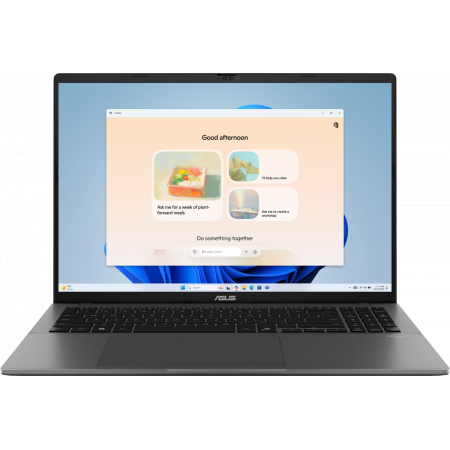 Ноутбук ASUS Vivobook S16 S3607CA-SH100 серый Intel Core Ultra 5 225H 1.7 GHz /DDR5 16GB 512GB PCIE G4 SSD /Intel UHD Graphics 16" OLED WUXGA (1920 x 1200) 16:10/Without OS/ 1.66 kg, фото 