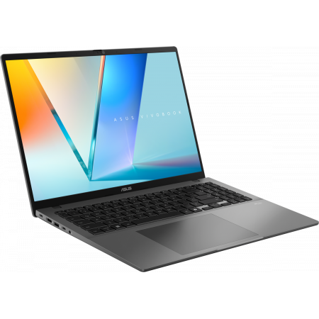 Ноутбук ASUS Vivobook S16 S3607CA-SH100 серый Intel Core Ultra 5 225H 1.7 GHz /DDR5 16GB 512GB PCIE G4 SSD /Intel UHD Graphics 16" OLED WUXGA (1920 x 1200) 16:10/Without OS/ 1.66 kg, фото , изображение 2