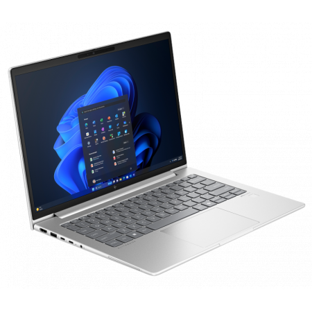 Ноутбук HP EliteBook 640 G11 Intel Core Ultra5-125U,14" WUXGA (1920x1200) IPS 300cd AG,16Gb DDR5-5600MHz(1),512Gb SSD NVMe,56Wh,FPS,ENG/RU Kbd Backlit,1.4kg,Silver,1y,Win11Home, фото , изображение 2