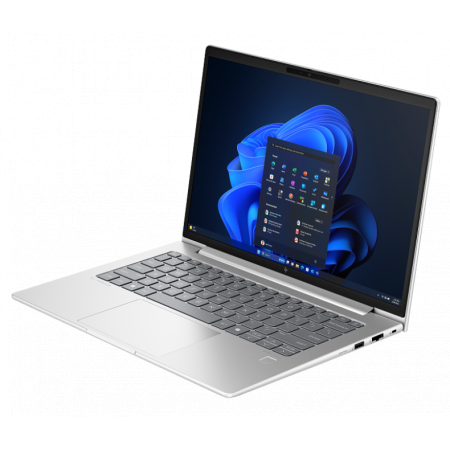 Ноутбук HP EliteBook 640 G11 Intel Core Ultra5-125U,14" WUXGA (1920x1200) IPS 300cd AG,16Gb DDR5-5600MHz(1),512Gb SSD NVMe,56Wh,FPS,ENG/RU Kbd Backlit,1.4kg,Silver,1y,Win11Home, фото , изображение 3