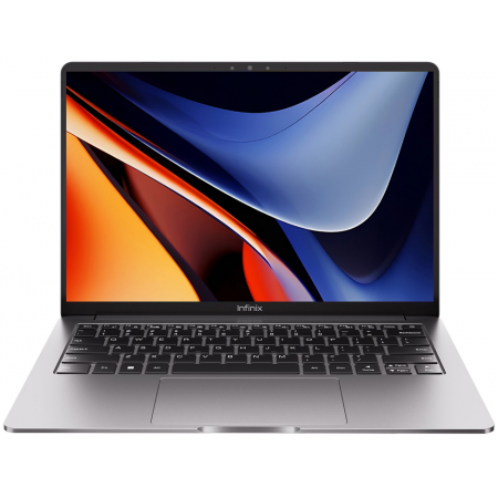 Ноутбук Infinix Inbook Air_XL442 14"(1920x1200 IPS)/Intel Core i7 1255U(1.7Ghz)/16384Mb/512SSDGb/noDVD/Int:Intel Iris Xe Graphics/BT/WiFi/57WHr/war 1y/1.3kg/Grey/DOS, фото 