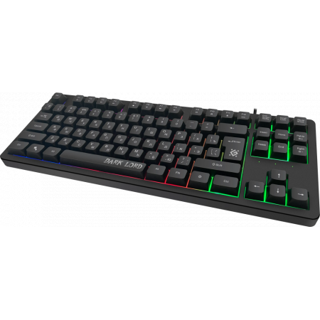 Клавиатура DEFENDER USB DARK LORD GK-580 RU BLACK 45580, фото , изображение 2