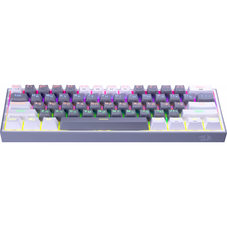 Клавиатура REDRAGON (72596) Fizz RU,Rainbow,беж-желт,red свитч, фото , изображение 5