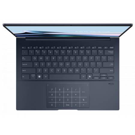 Ноутбук ASUS UX3405CA-PP188 синий 90NB14W1-M009N0 14"(2880x1800 OLED 16:10)/Intel Core Ultra 9 285H(3.7Ghz)/16384Mb/1024SSDGb/noDVD/Int:Intel Arc graphics/Cam/BT/WiFi/75WHr/war 1y/1.2kg/DOS + алюм корп; +чехол; NumberPad, фото , изображение 3