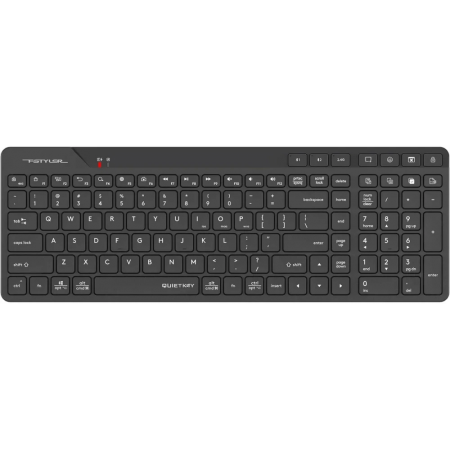 Клавиатура A4Tech Fstyler FBK27C AS черный USB беспроводная BT/Radio slim Multimedia (FBK27C AS), фото 