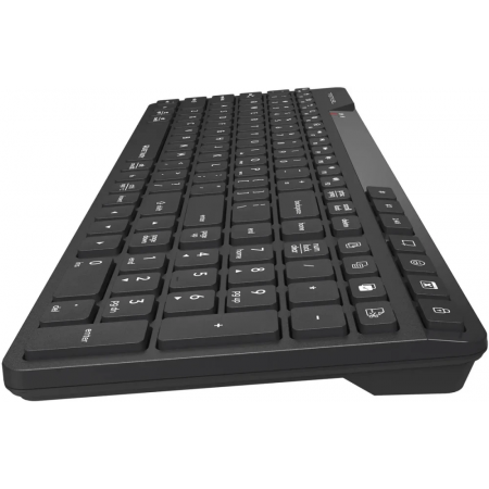 Клавиатура A4Tech Fstyler FBK27C AS черный USB беспроводная BT/Radio slim Multimedia (FBK27C AS), фото , изображение 7