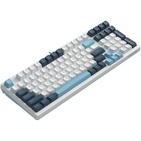Клавиатура A4Tech Fstyler FS300 механическая белый/синий USB for gamer LED (FS300 PANDA SNOWBOARDING), фото , изображение 3