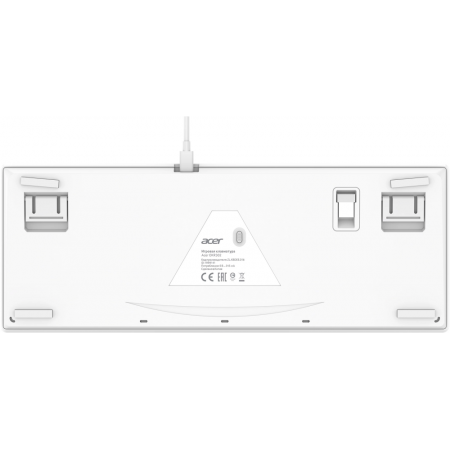 Клавиатура Acer OKR302 механическая белый USB беспроводная BT/Radio for gamer для ноутбука LED (ZL.KBDEE.016), фото , изображение 2