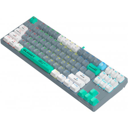 Клавиатура A4Tech Bloody S87 Energy механическая серый USB for gamer LED (S87 USB ENERGY ASH), фото , изображение 3