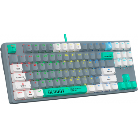 Клавиатура A4Tech Bloody S87 Energy механическая серый USB for gamer LED (S87 USB ENERGY ASH), фото , изображение 4